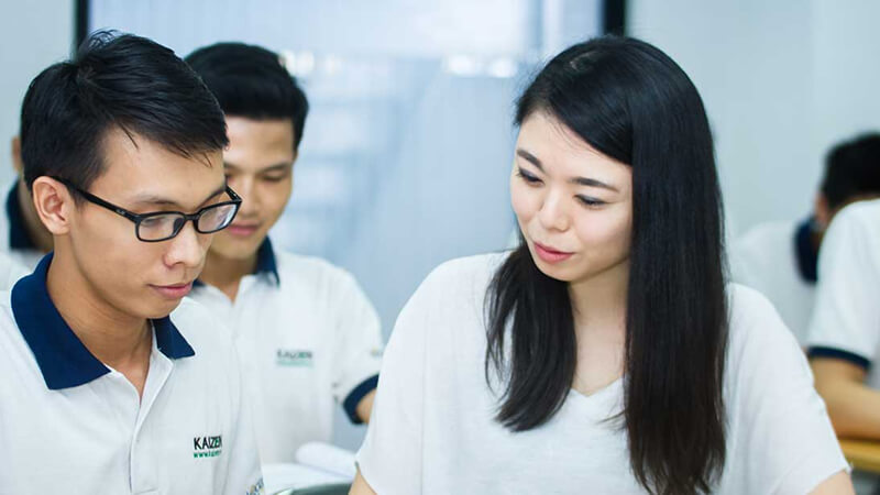 初級集中学習期間における日本語授業の様子