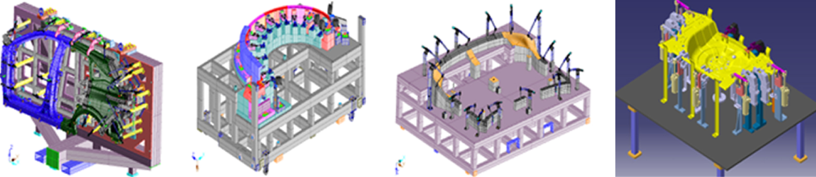 ICADデータ：車体を生産する溶接設備（HAND・JIG・トランスファーなど）