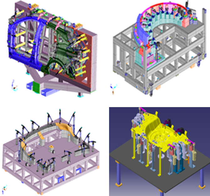 ICADデータ：車体を生産する溶接設備（HAND・JIG・トランスファーなど）
