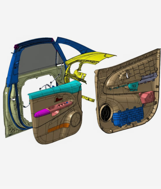 ベトナムオフショア対応の自動車内装樹脂部品設計