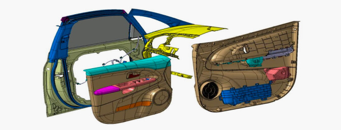 ベトナムオフショア対応の自動車内装樹脂部品設計