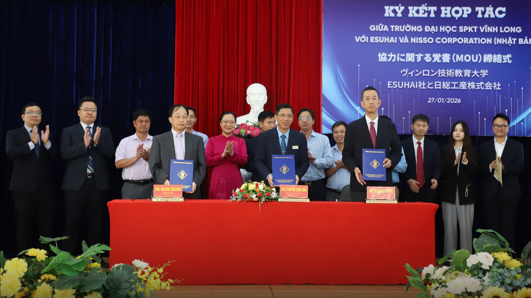 Esutech・日総工産・ヴィンロン技術教育大学が三者間協力覚書（MOU）を締結